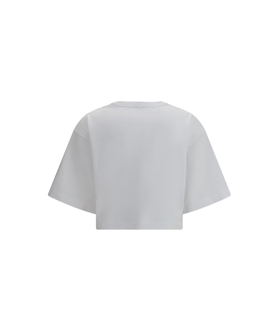 PINKO Белая хлопковая футболка, фото 2