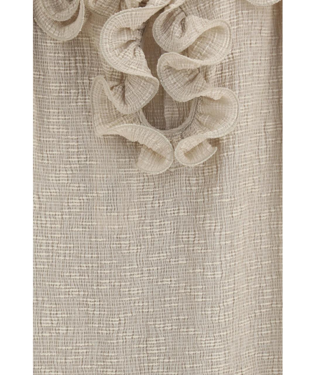 MAGDA BUTRYM Бежевое коктейльное платье, фото 3