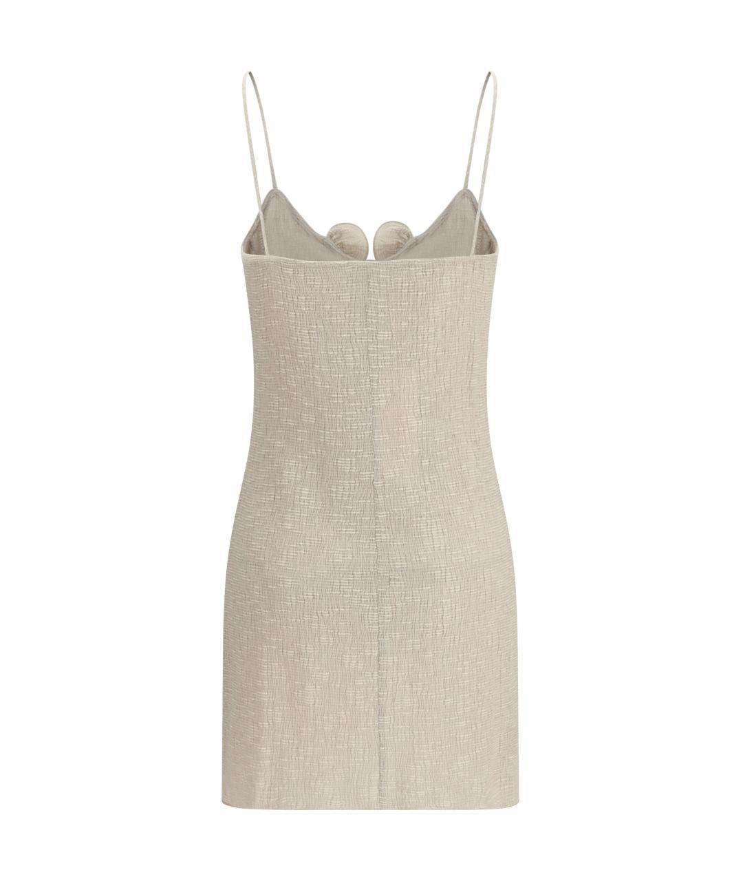 MAGDA BUTRYM Бежевое коктейльное платье, фото 2