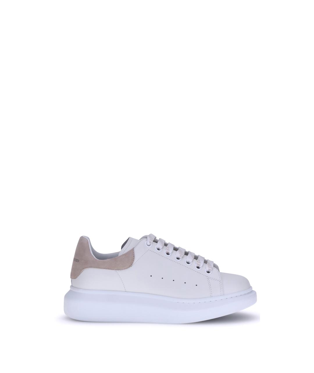 ALEXANDER MCQUEEN Белые кожаные кроссовки, фото 5