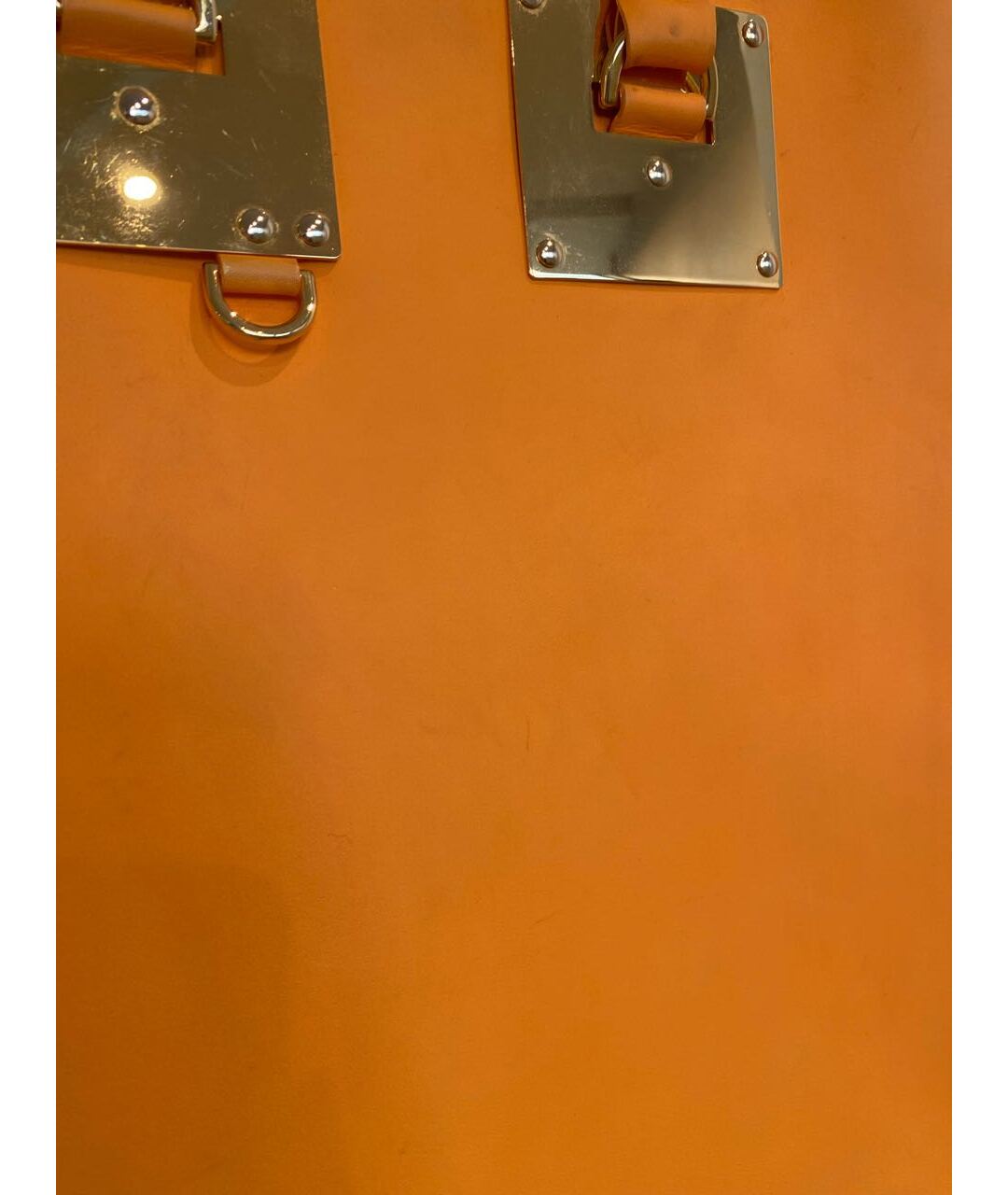 SOPHIE HULME Оранжевая кожаная сумка тоут, фото 7