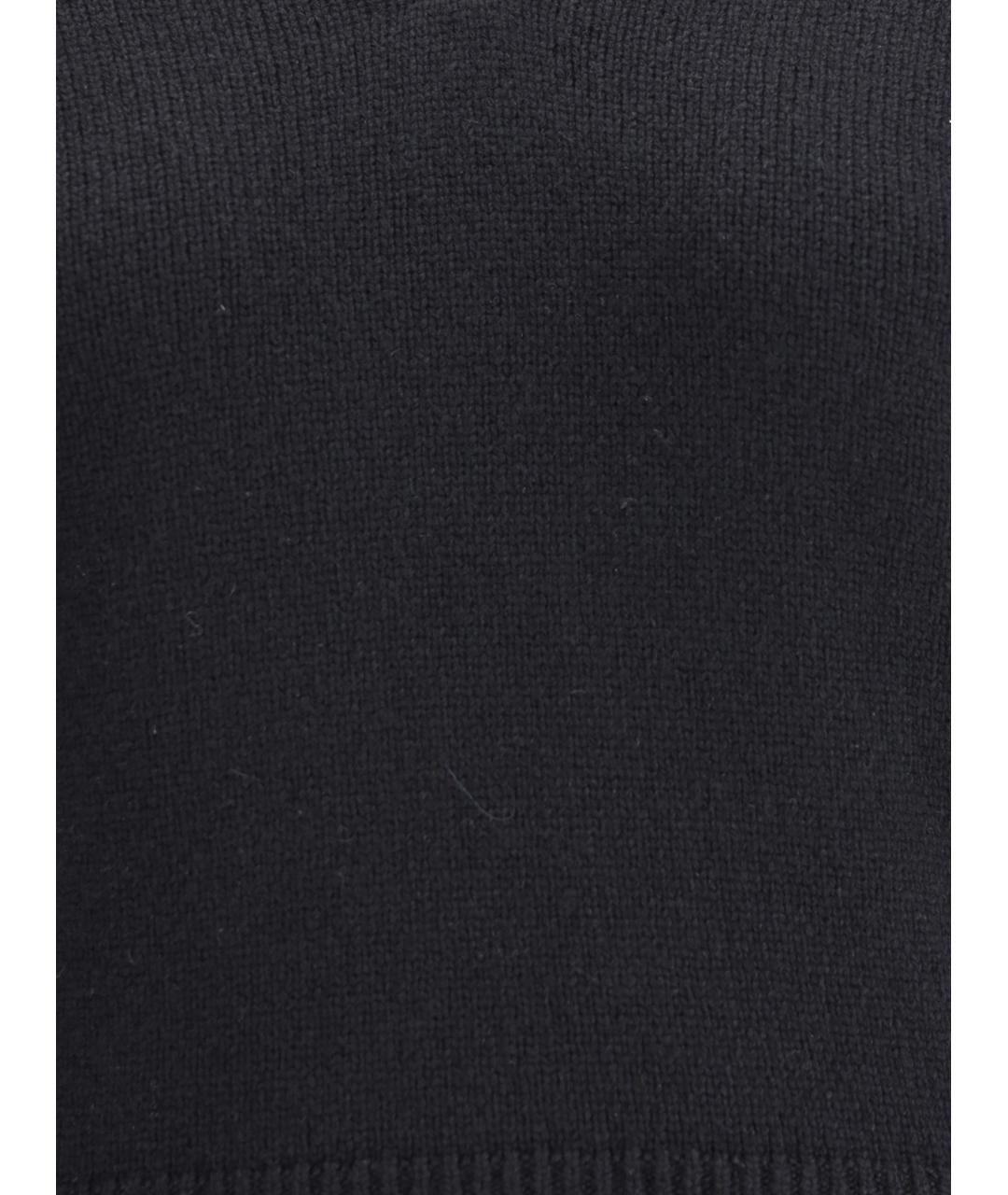 KHAITE Черный кашемировый джемпер / свитер, фото 3