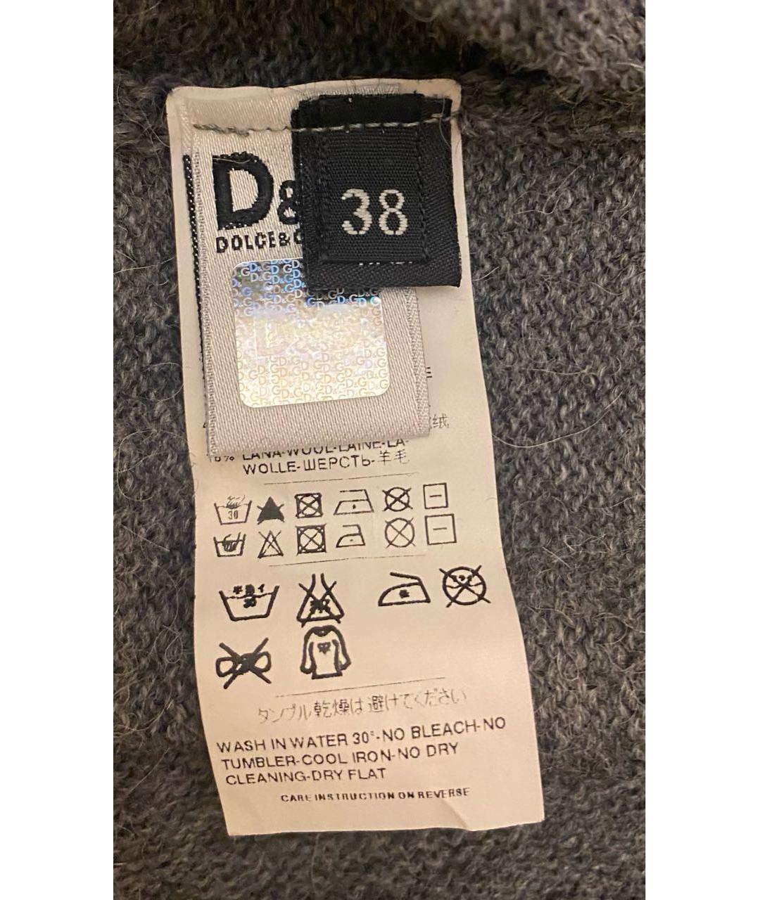 DOLCE&GABBANA Серая майка, фото 4