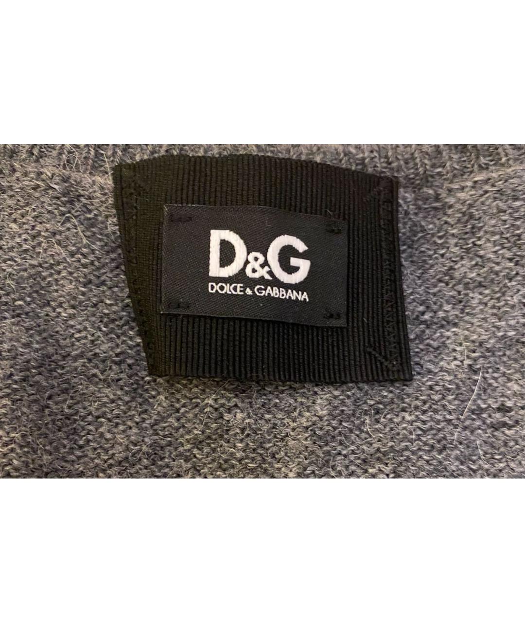 DOLCE&GABBANA Серая майка, фото 3