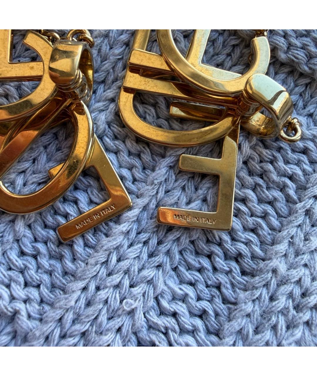 CHLOE Золотые латунные серьги, фото 6