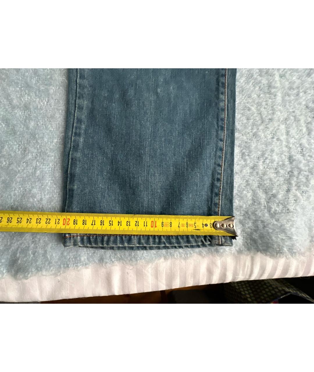 JUST CAVALLI Хлопковые прямые джинсы, фото 7