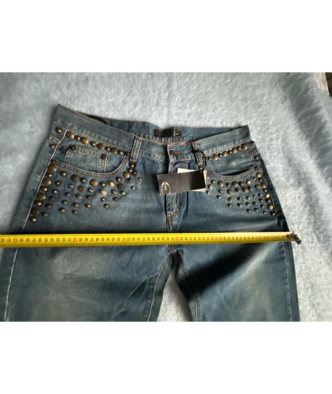 JUST CAVALLI Хлопковые прямые джинсы, фото 8