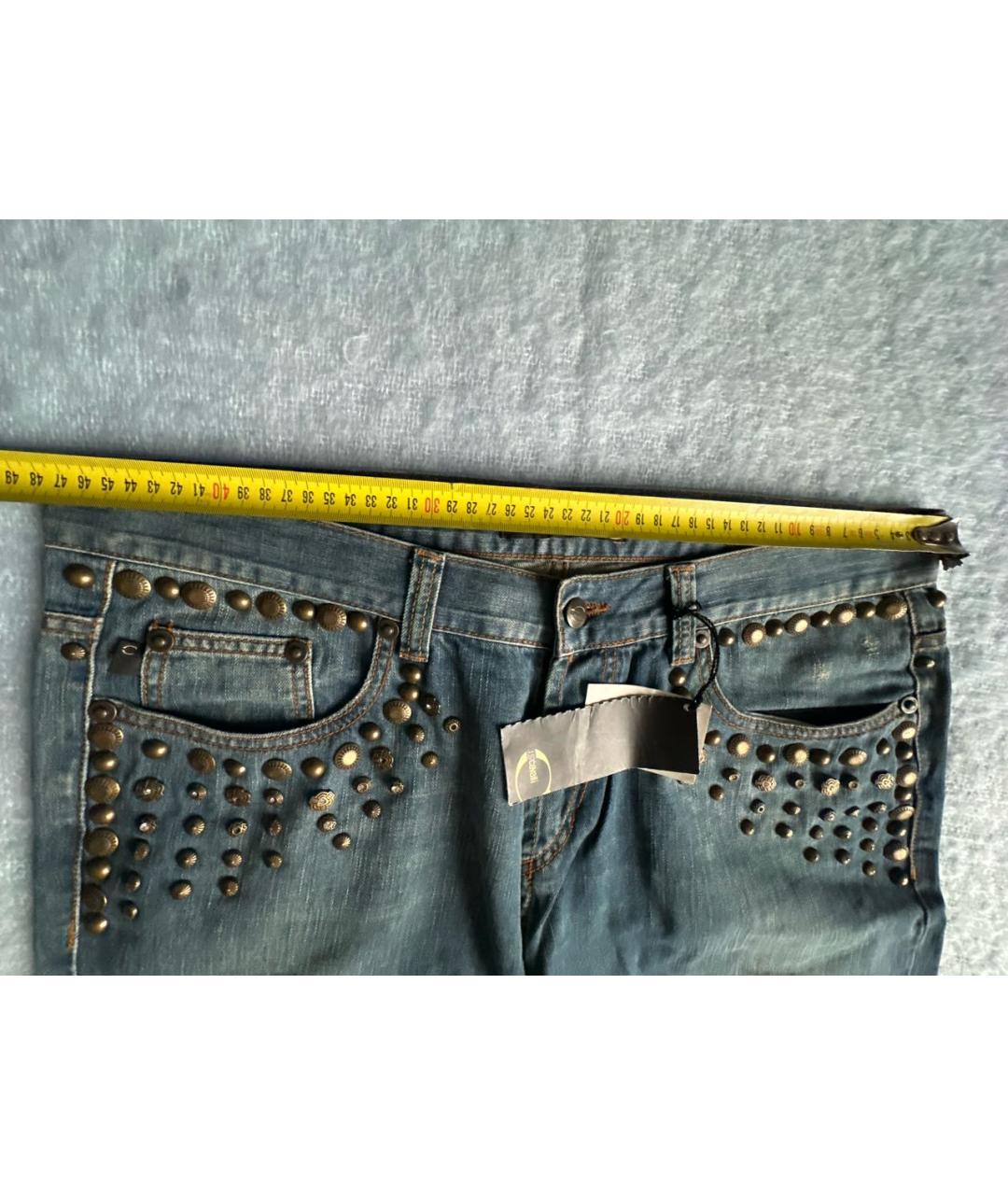 JUST CAVALLI Хлопковые прямые джинсы, фото 5