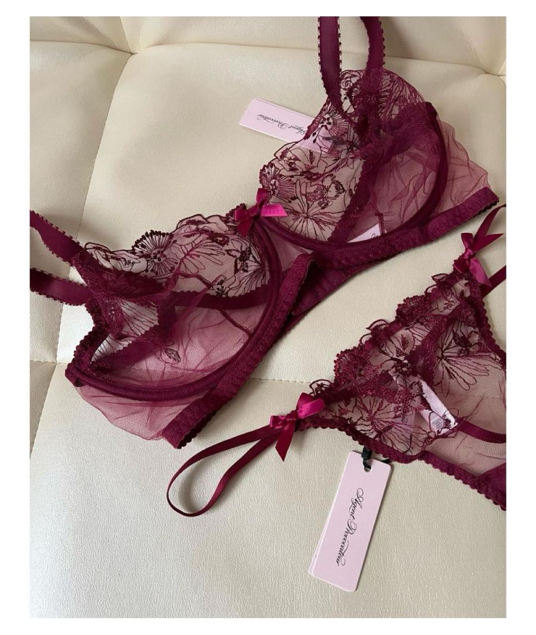 AGENT PROVOCATEUR Бордовый комплекты, фото 3