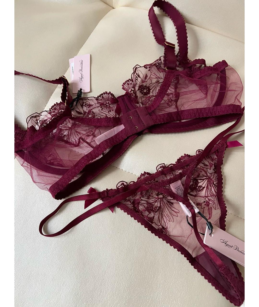 AGENT PROVOCATEUR Бордовый комплекты, фото 4