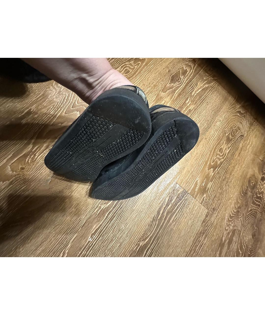 DOLCE&GABBANA Черные кеды, фото 6