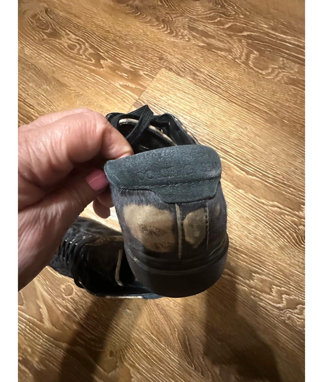 DOLCE&GABBANA Черные кеды, фото 5