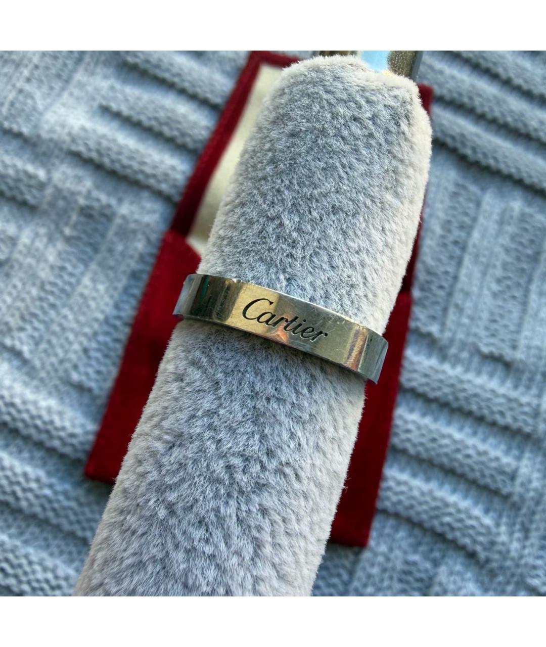 CARTIER Серое платиновое кольцо, фото 3