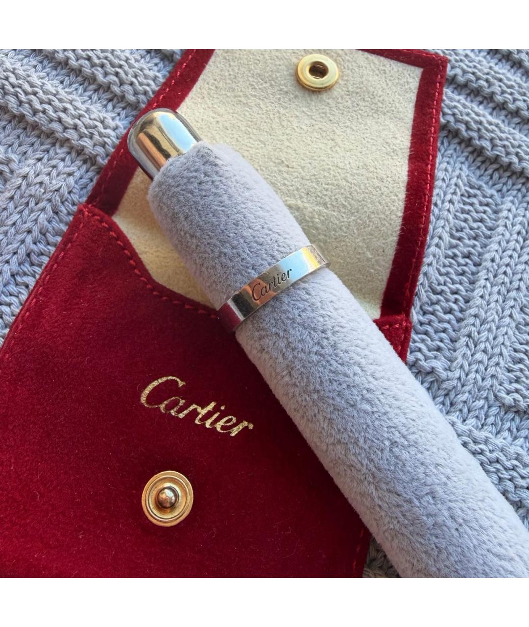 CARTIER Серое платиновое кольцо, фото 2