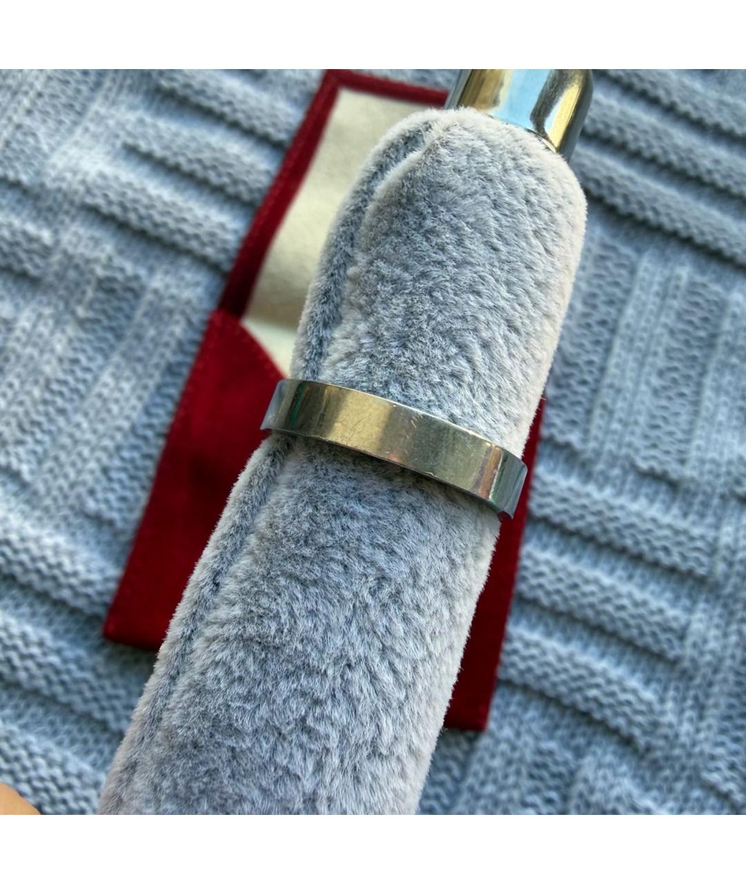 CARTIER Серое платиновое кольцо, фото 4