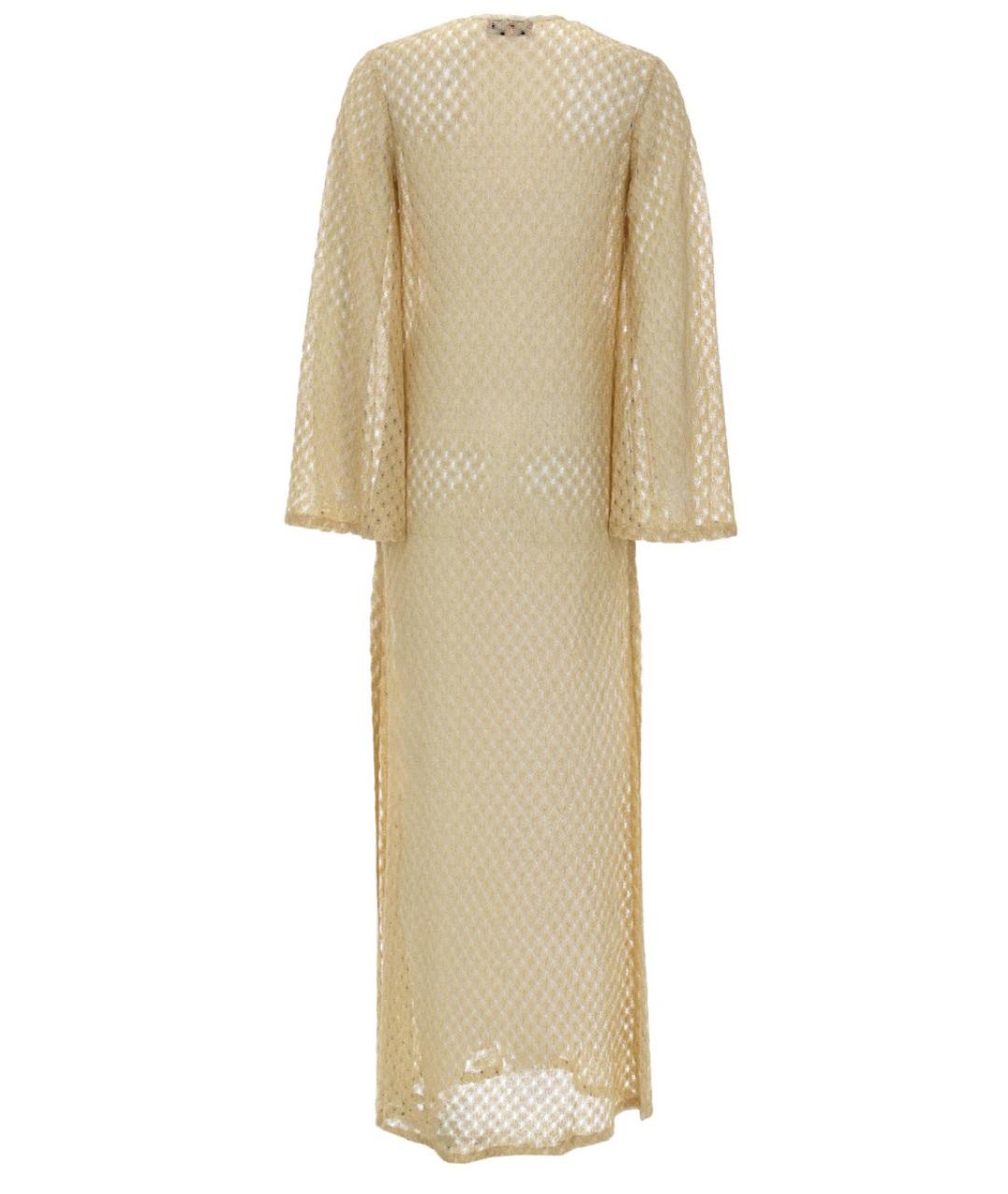 MISSONI Золотое повседневное платье, фото 2