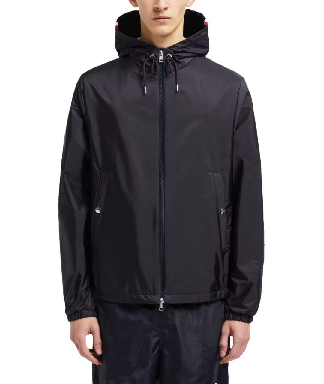 MONCLER Синяя полиамидовая куртка, фото 3