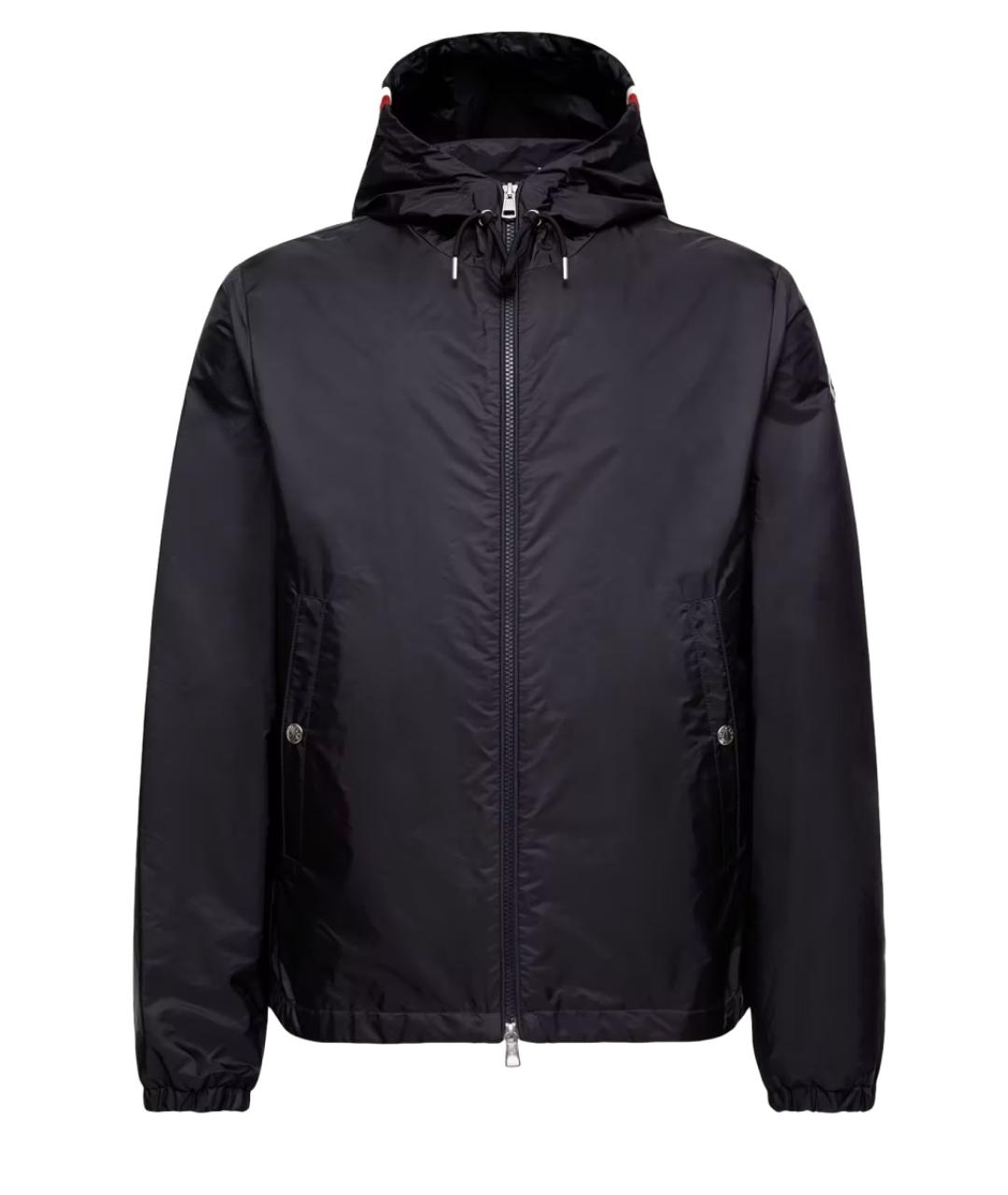 MONCLER Синяя полиамидовая куртка, фото 1