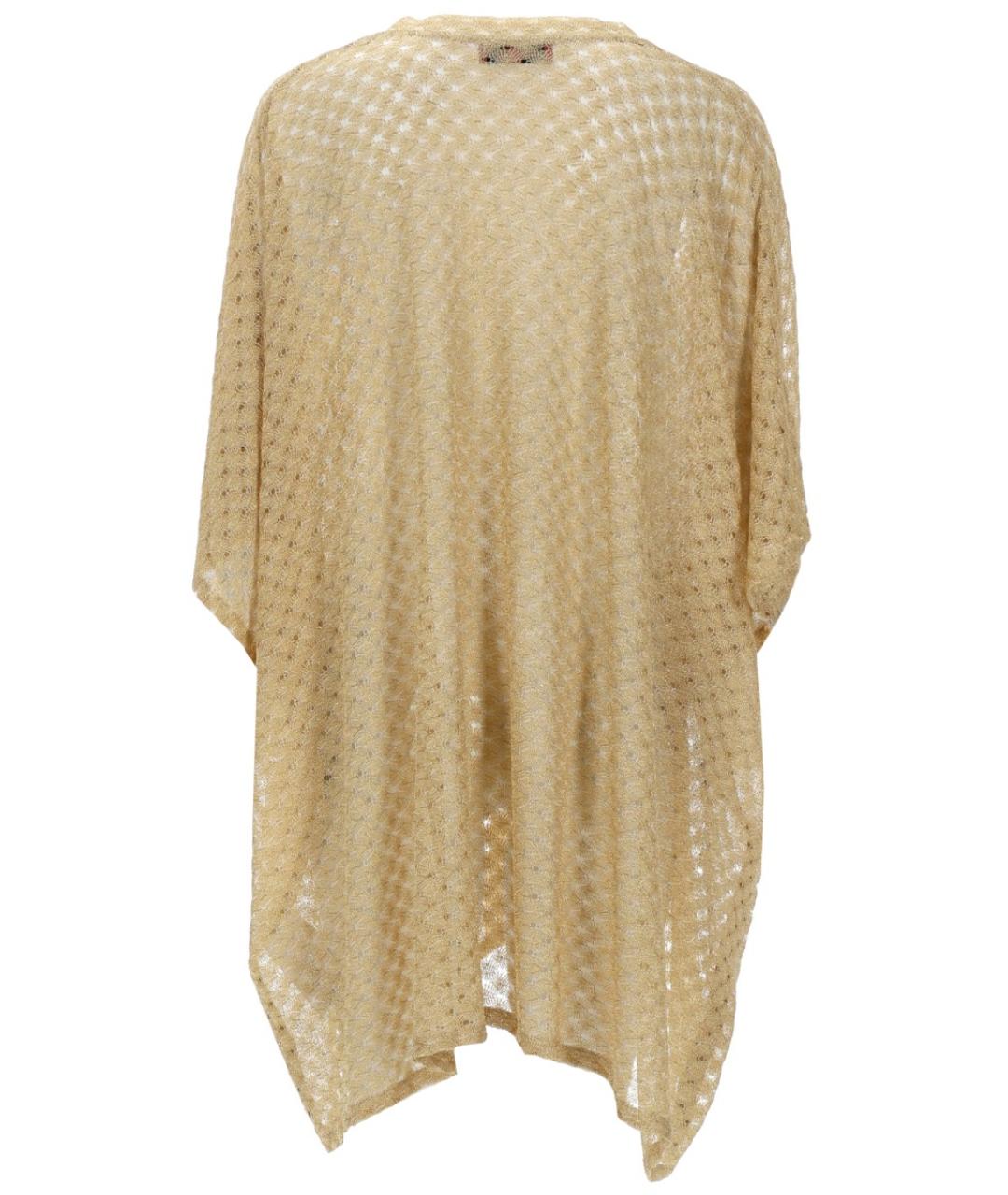 MISSONI Золотая вискозная туника, фото 2