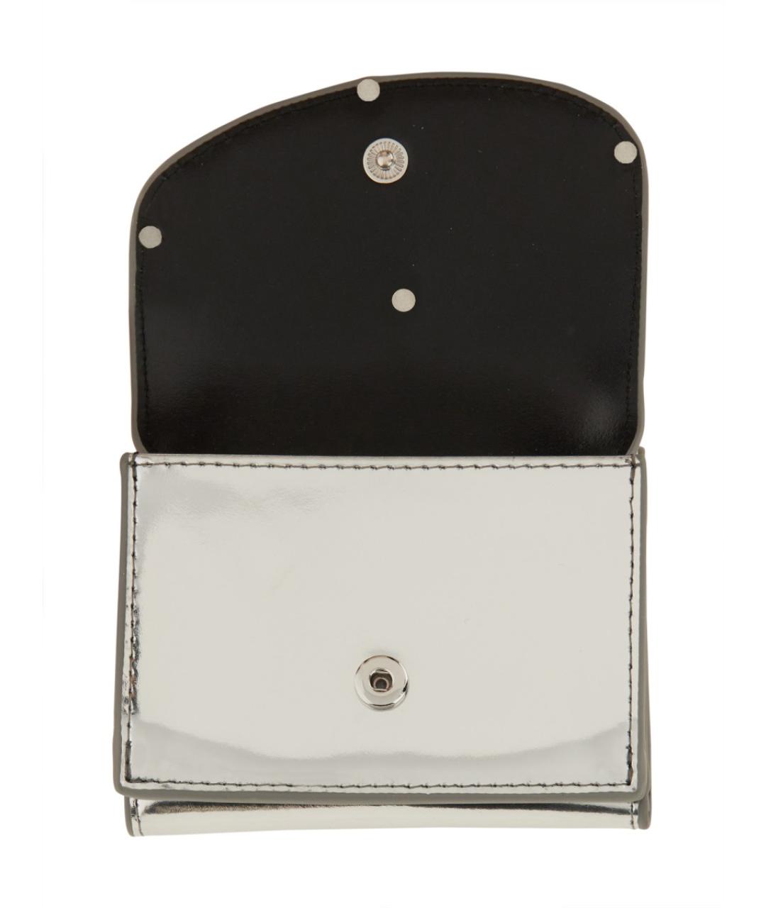 DIESEL Серебрянный кожаный кошелек, фото 3