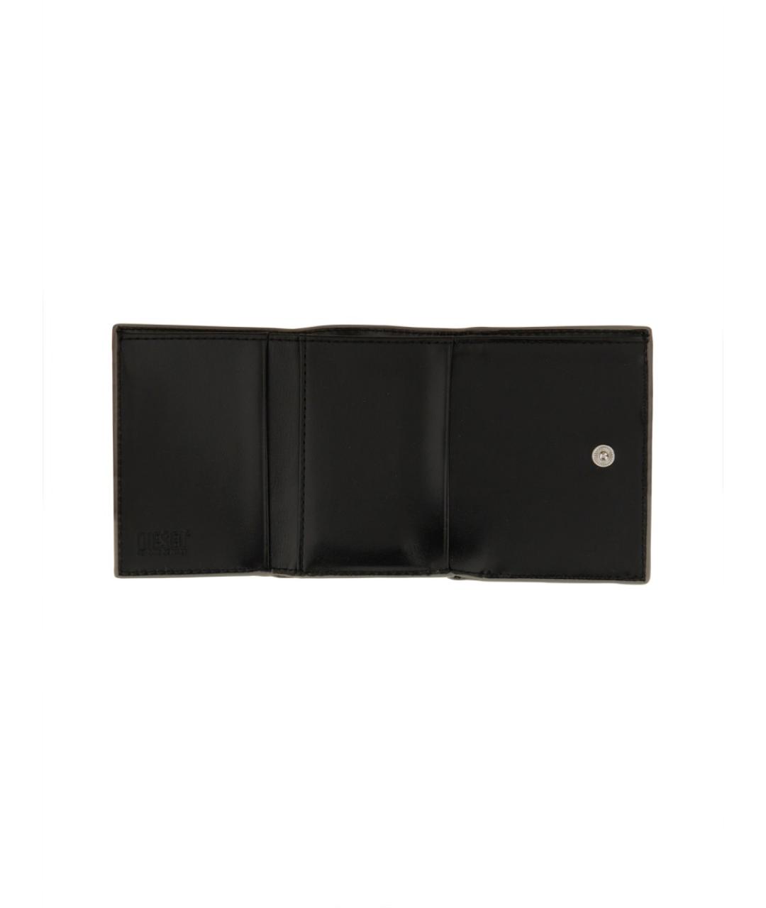 DIESEL Серебрянный кожаный кошелек, фото 4