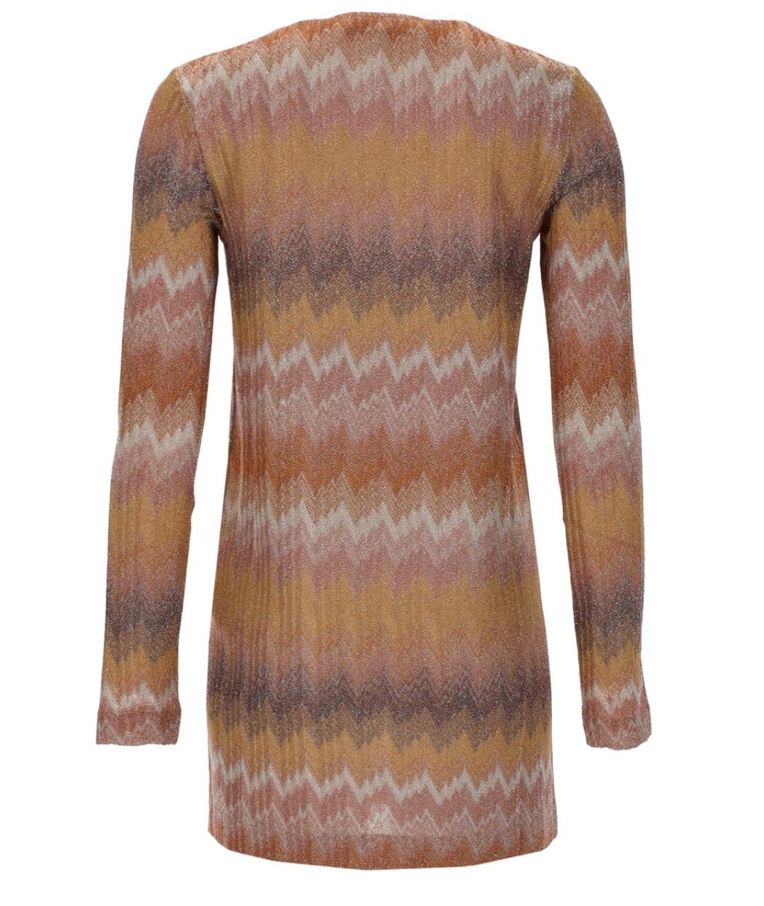 MISSONI Золотое повседневное платье, фото 2