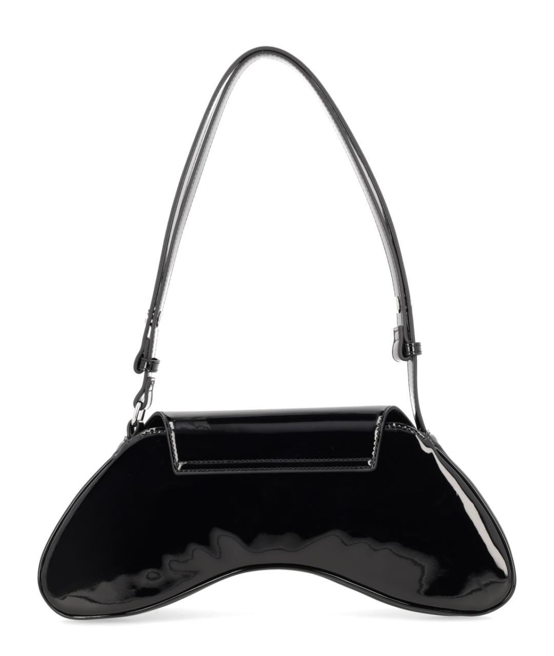 DIESEL Черная сумка через плечо из искусственной кожи, фото 3