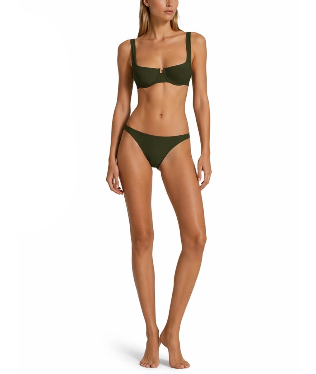 LIDO Зеленый полиамидовый купальник, фото 2