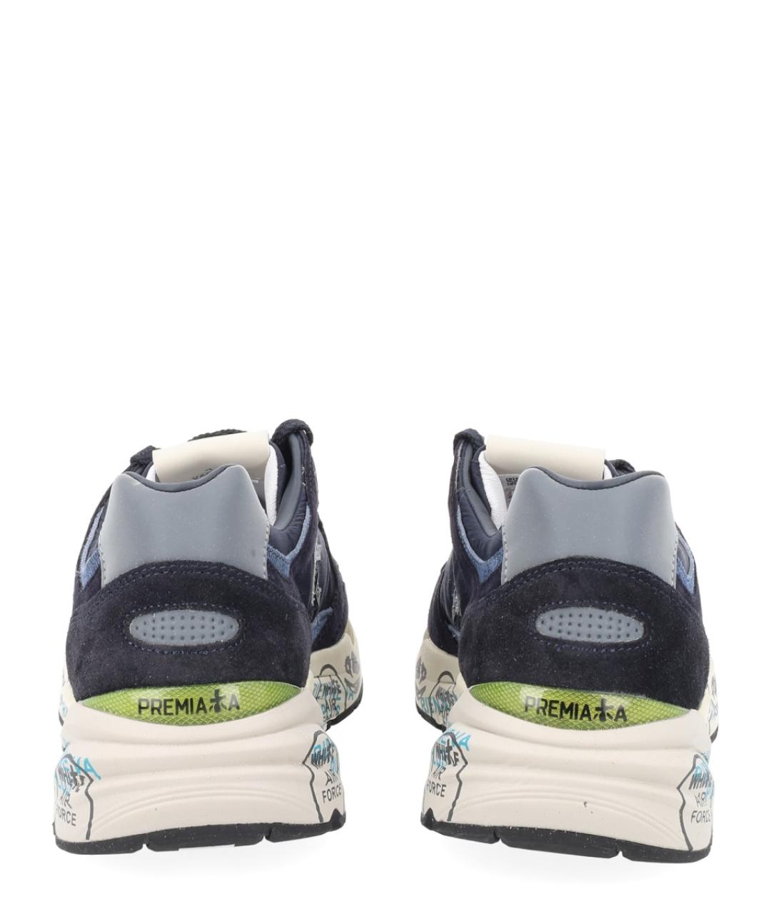 PREMIATA Синие низкие кроссовки / кеды, фото 4
