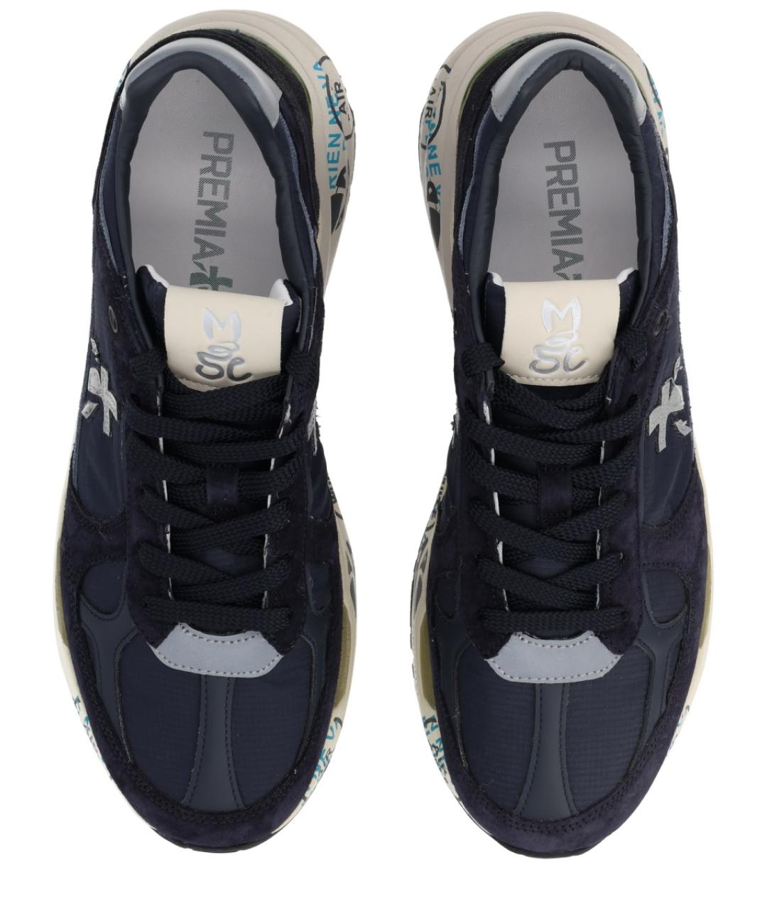 PREMIATA Синие низкие кроссовки / кеды, фото 5