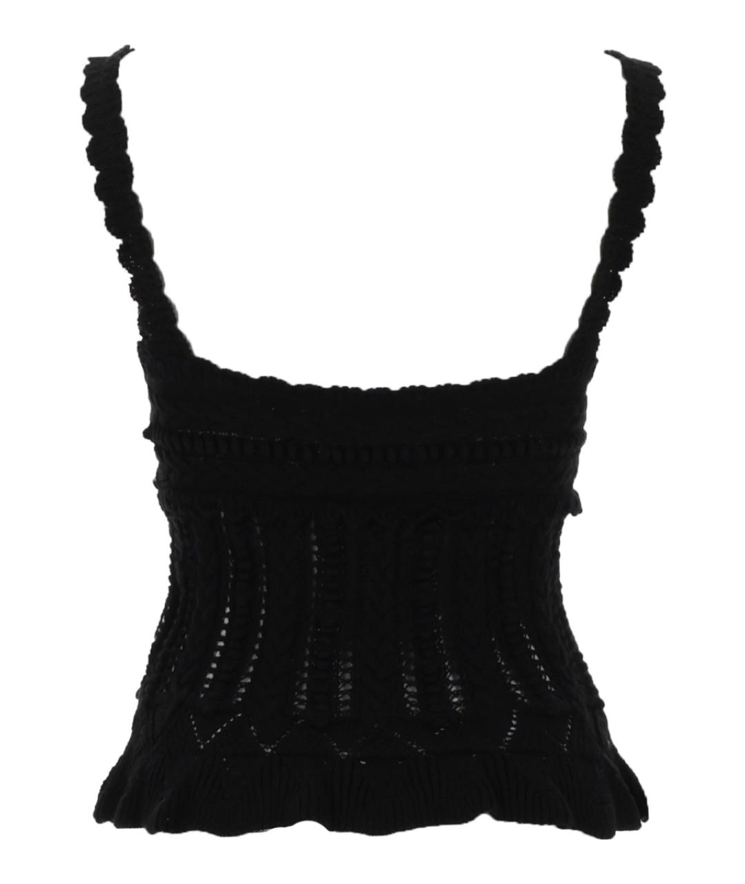 ISABEL MARANT ETOILE Черная хлопковая майка, фото 2