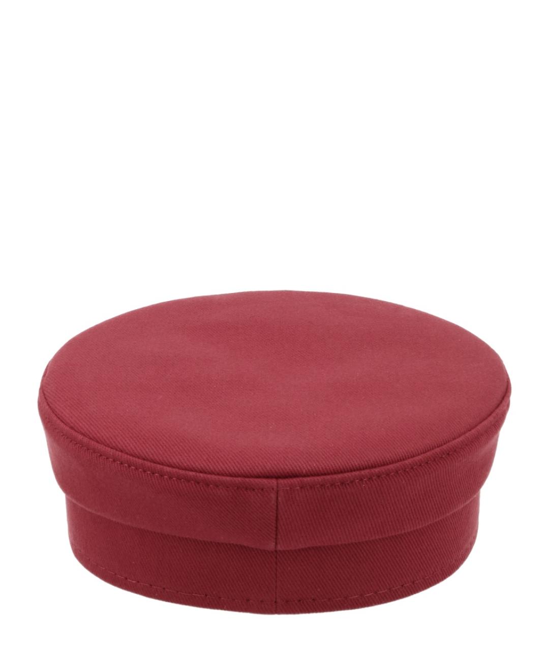 RUSLAN BAGINSKIY Бордовая хлопковая кепка, фото 2