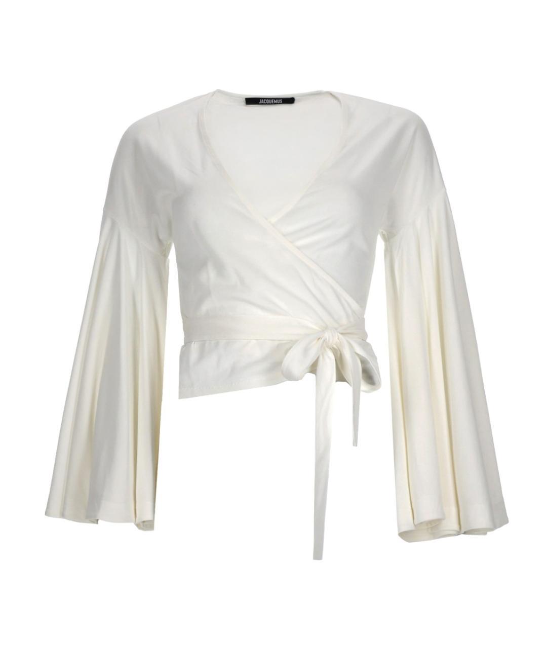 JACQUEMUS Белая блузы, фото 3