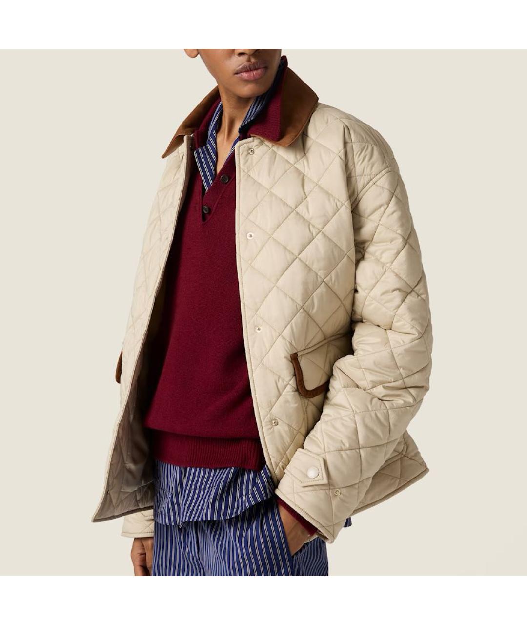 MIU MIU Бежевая куртка, фото 3