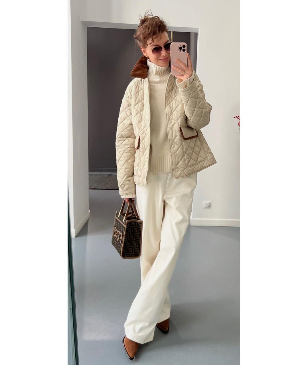 MIU MIU Бежевая куртка, фото 6