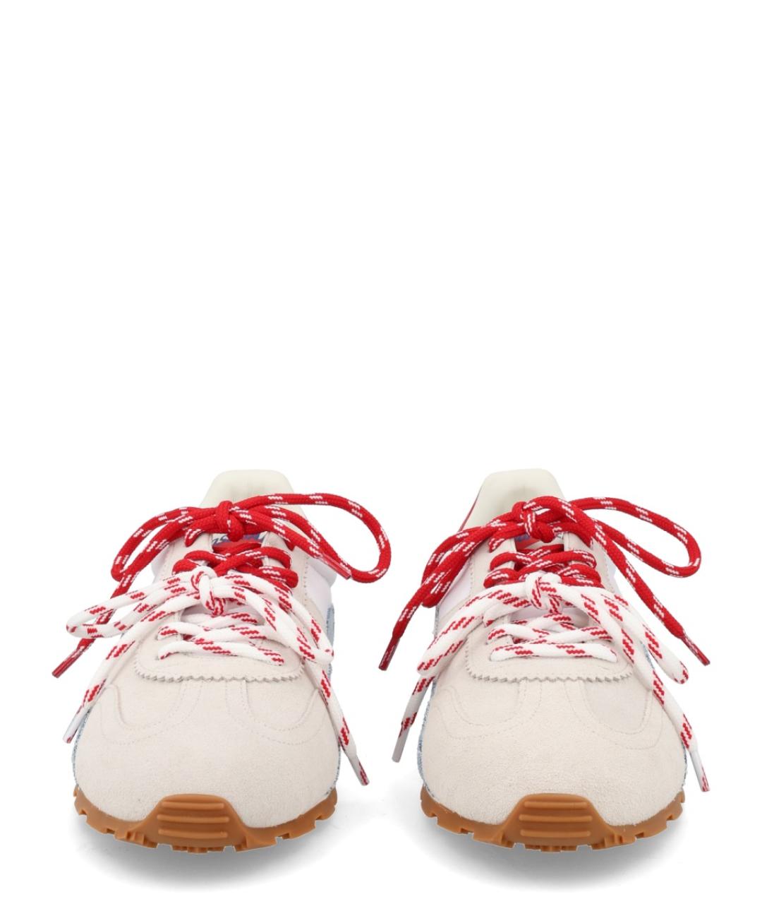 DSQUARED2 Белые кожаные низкие кроссовки / кеды, фото 3