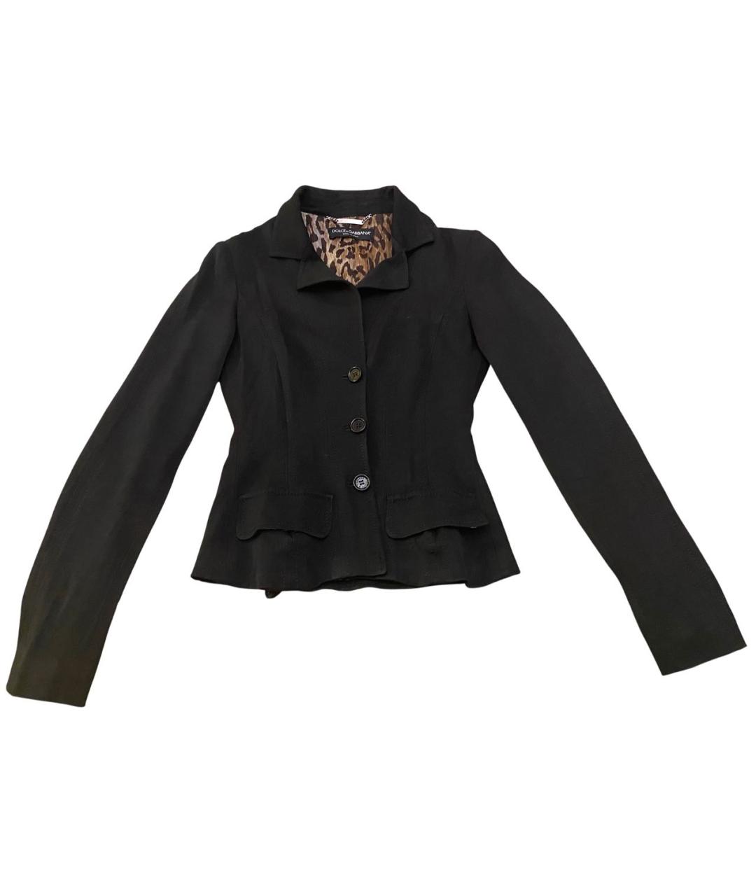 DOLCE&GABBANA Черный жакет/пиджак, фото 8
