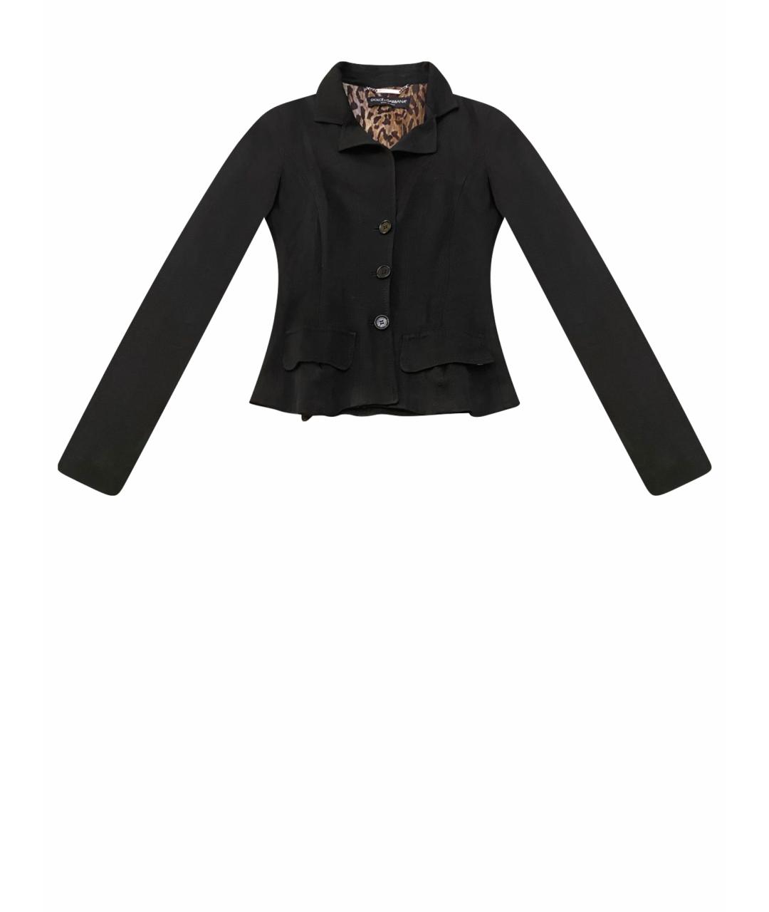 DOLCE&GABBANA Черный жакет/пиджак, фото 1