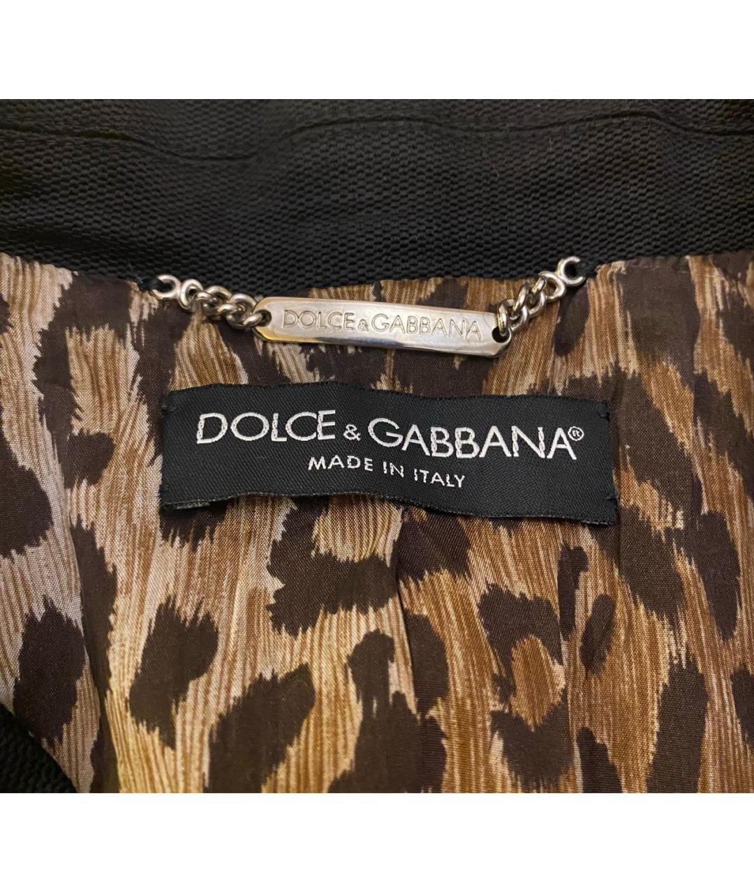DOLCE&GABBANA Черный жакет/пиджак, фото 5