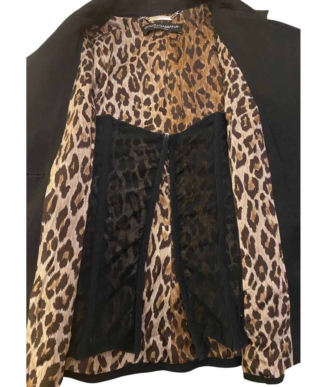 DOLCE&GABBANA Черный жакет/пиджак, фото 2