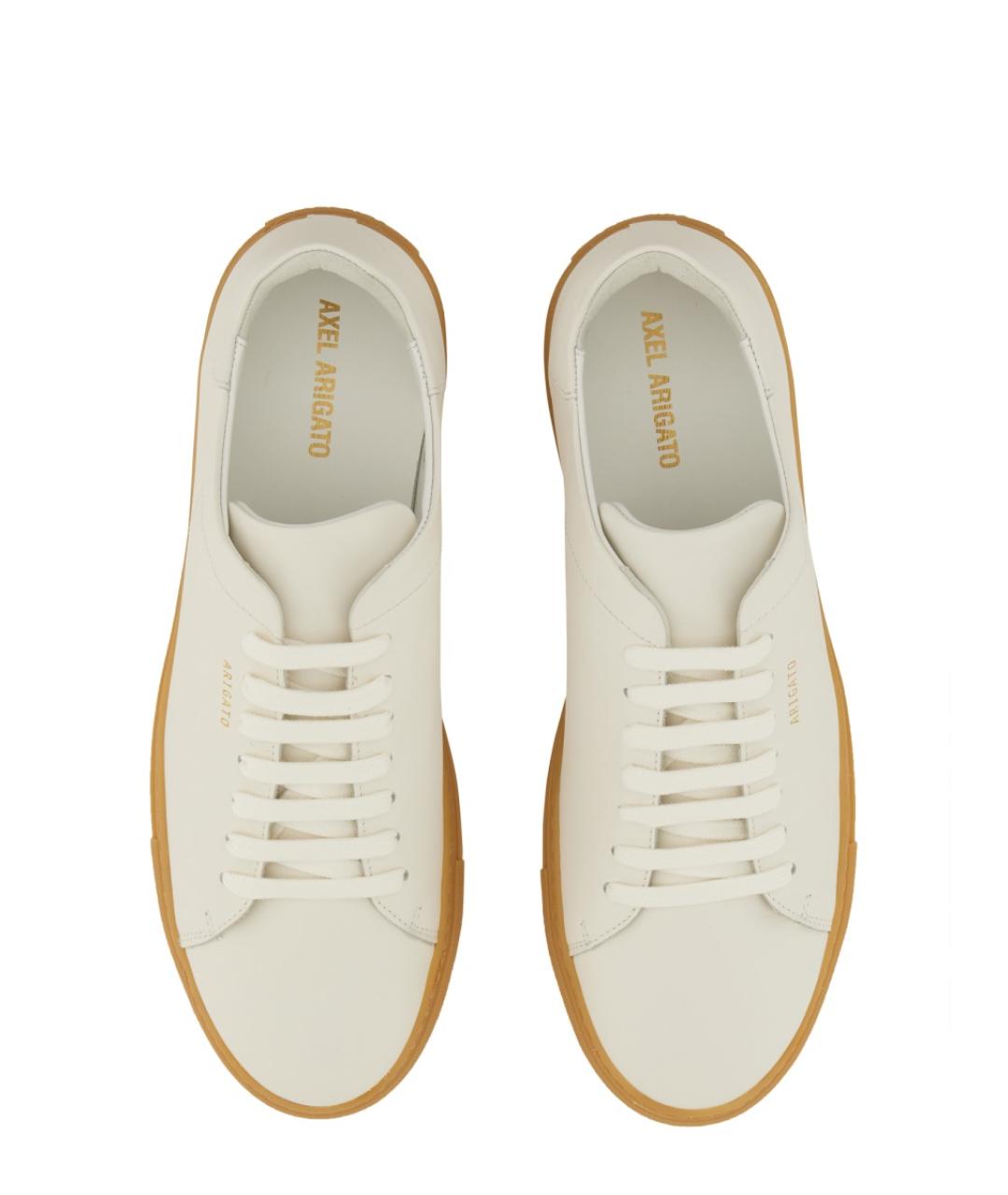 AXEL ARIGATO Белые кожаные низкие кроссовки / кеды, фото 5
