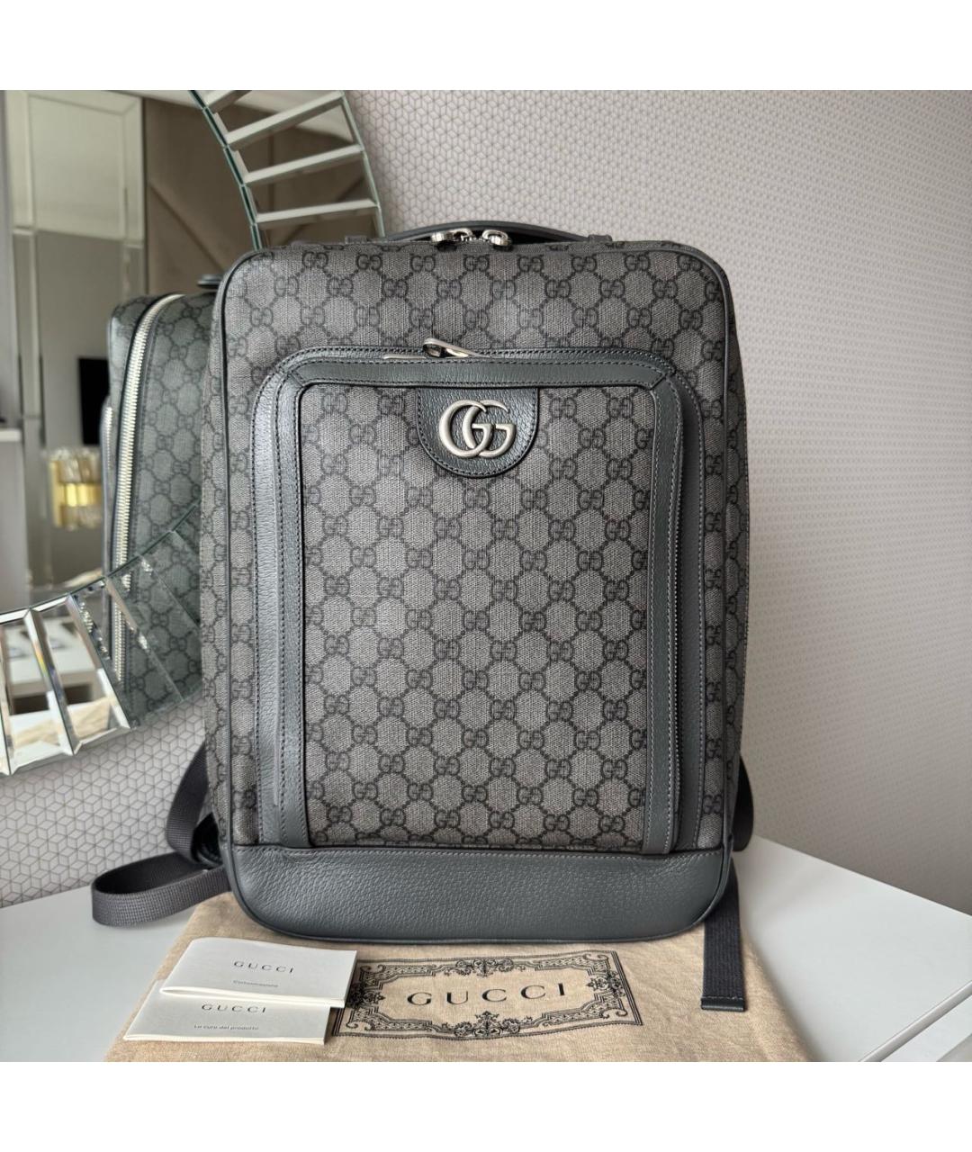 GUCCI Антрацитовый рюкзак, фото 3