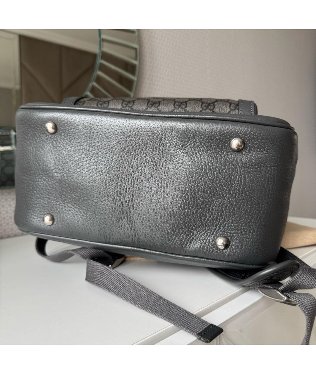 GUCCI Антрацитовый рюкзак, фото 6