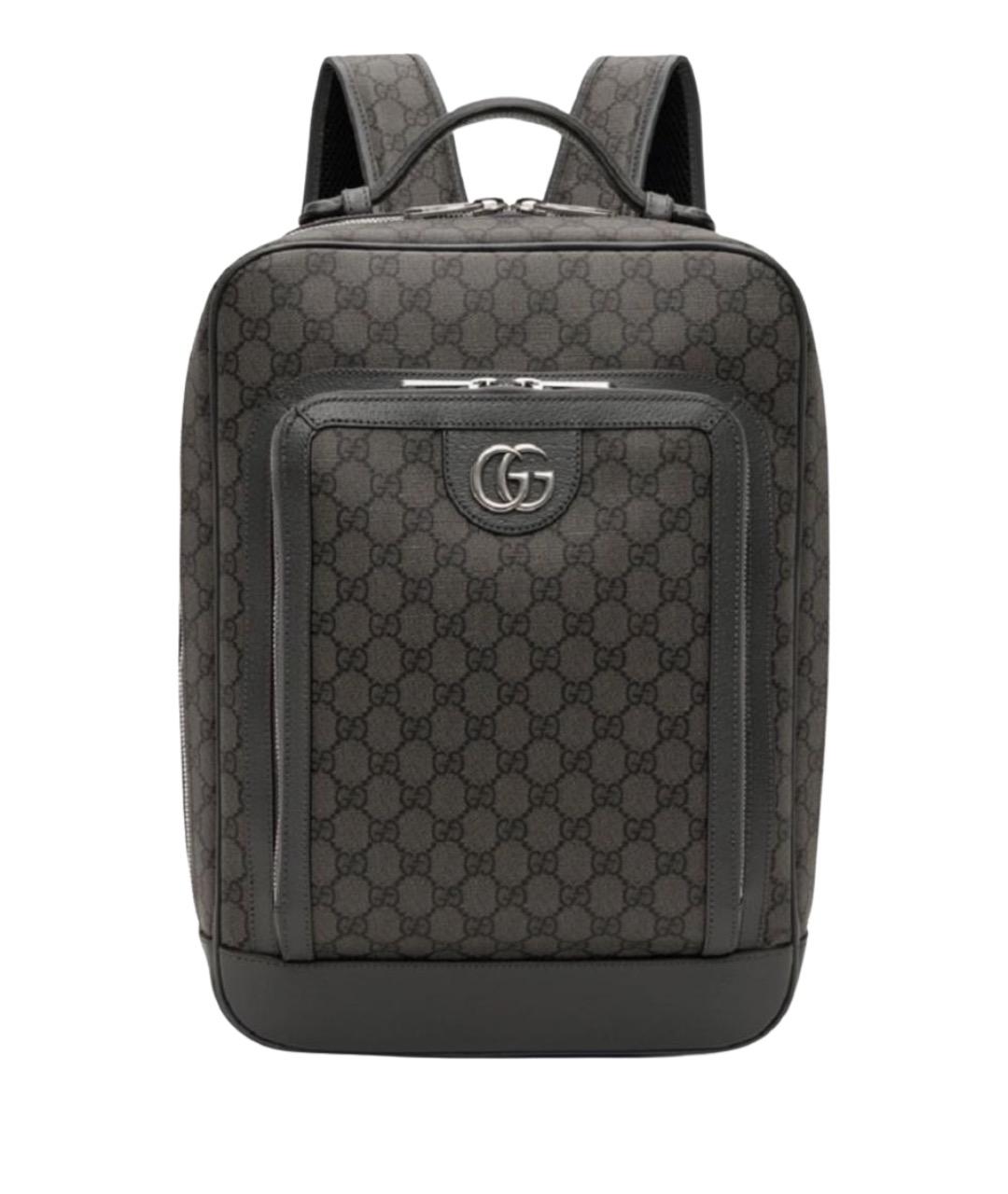 GUCCI Антрацитовый рюкзак, фото 1