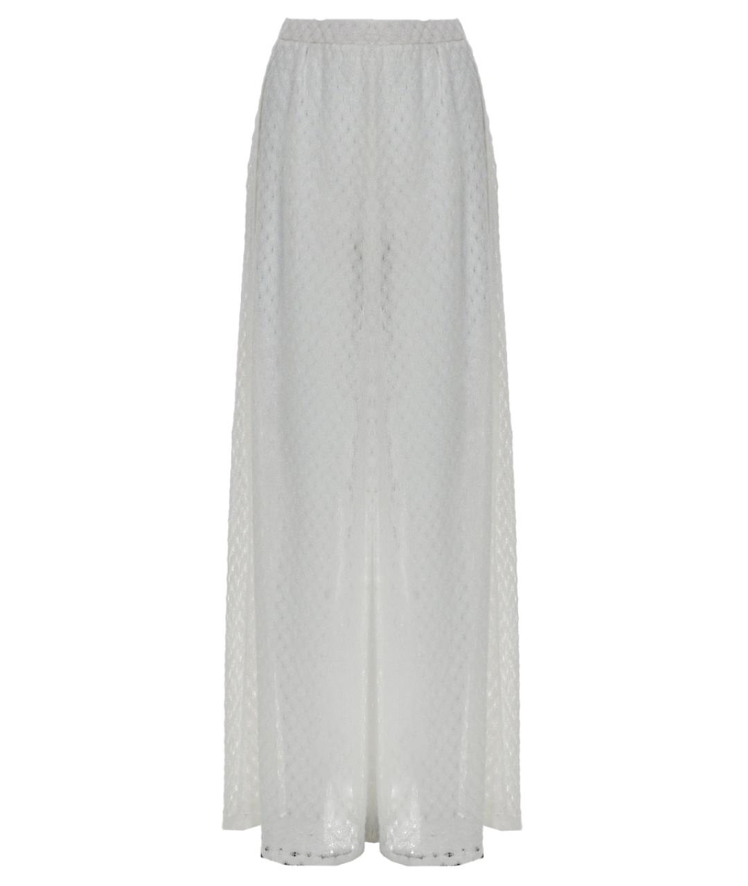 MISSONI Белые вискозные прямые брюки, фото 2