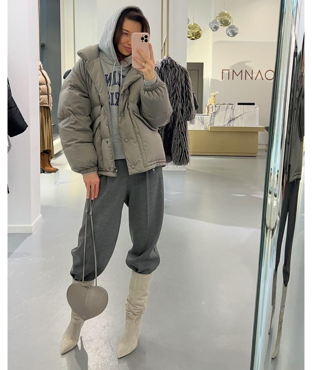 MIU MIU Антрацитовая куртка, фото 8