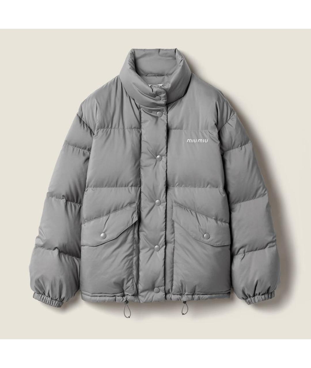 MIU MIU Антрацитовая куртка, фото 9