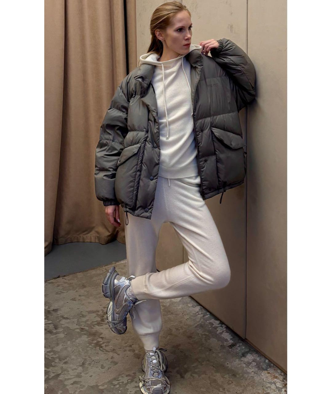 MIU MIU Антрацитовая куртка, фото 6