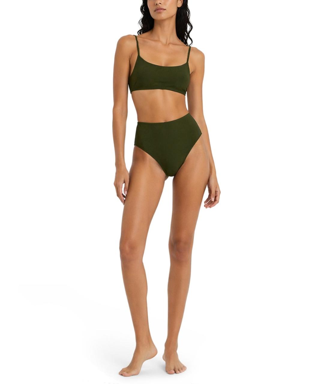 LIDO Зеленый полиамидовый купальник, фото 2