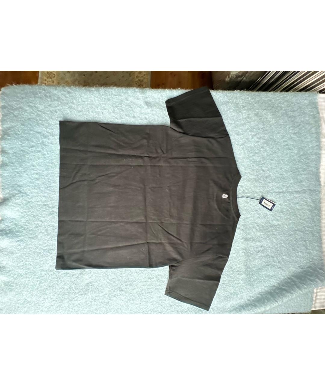 VILEBREQUIN Черная хлопковая футболка, фото 2